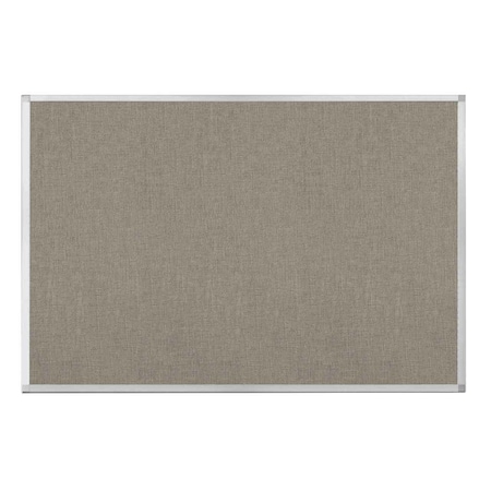 Versare Hush Panel Configurable Cubicle Partition 6' x 4' Warm Pebble Fabric 1812494